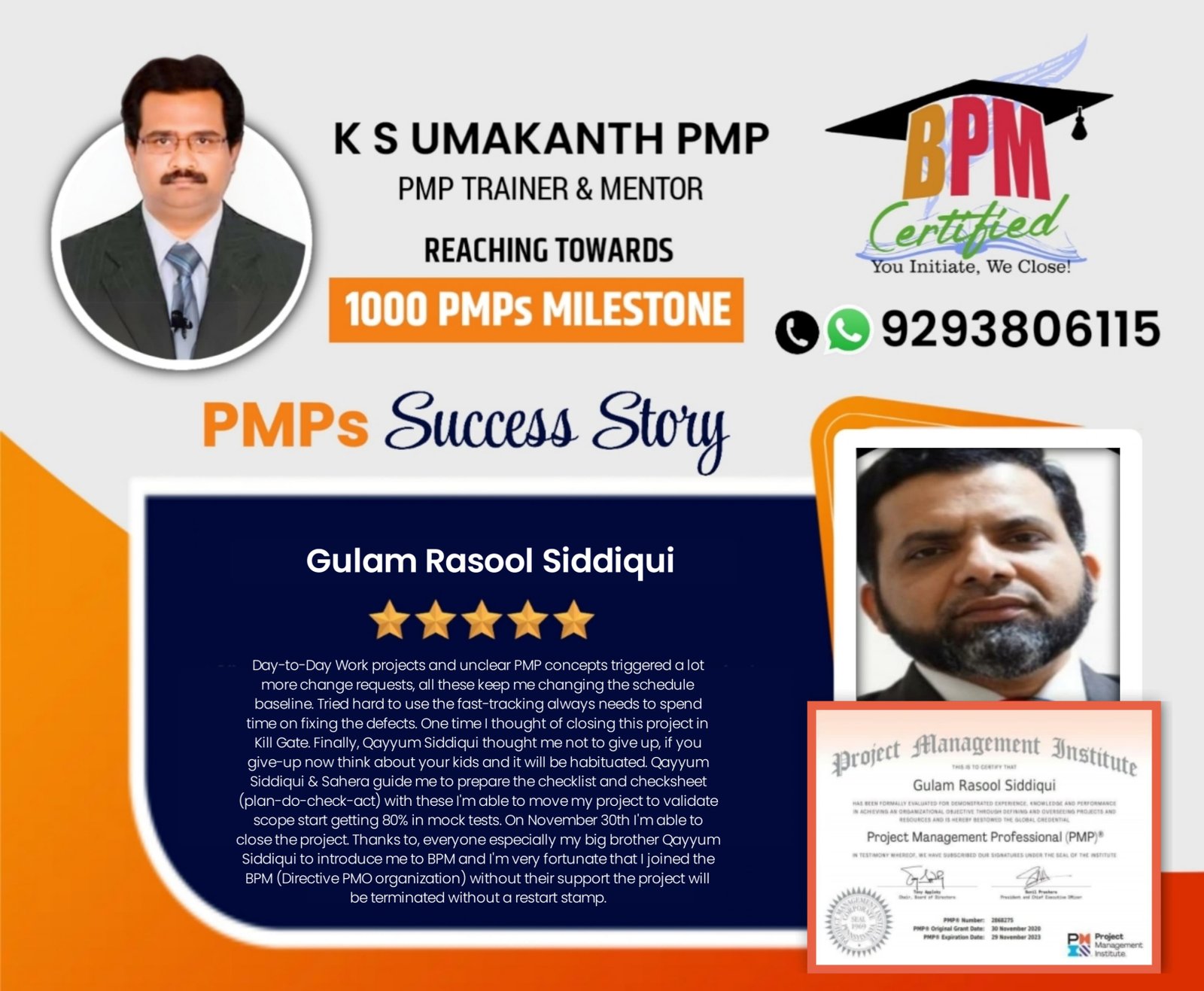 BPM Certified Training Session